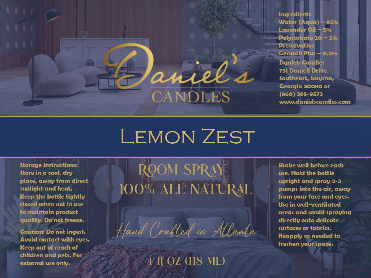 Lemon Zest Room Spray
