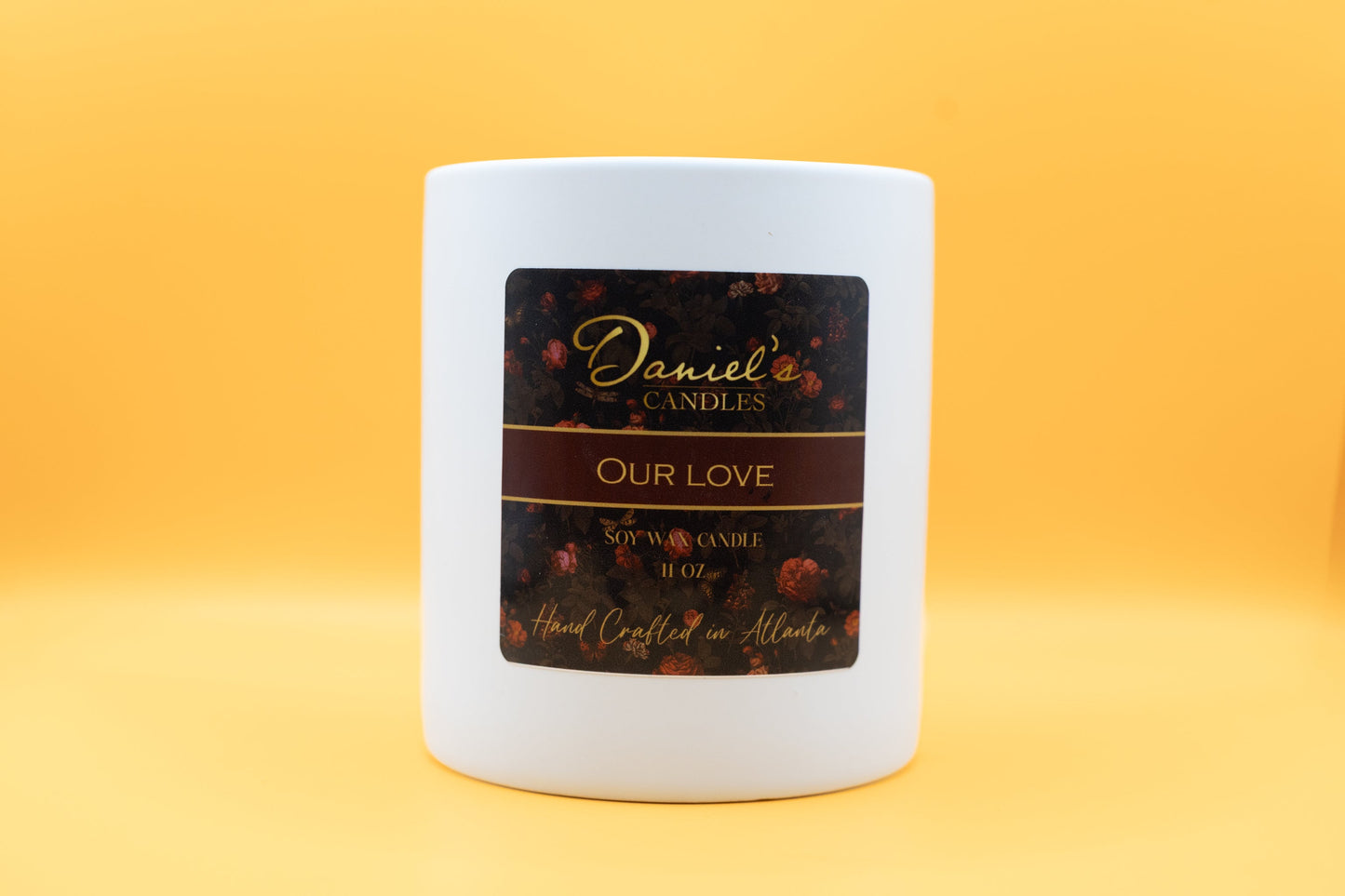 Daniel's Candles Our Love 11oz hand-poured soy candle