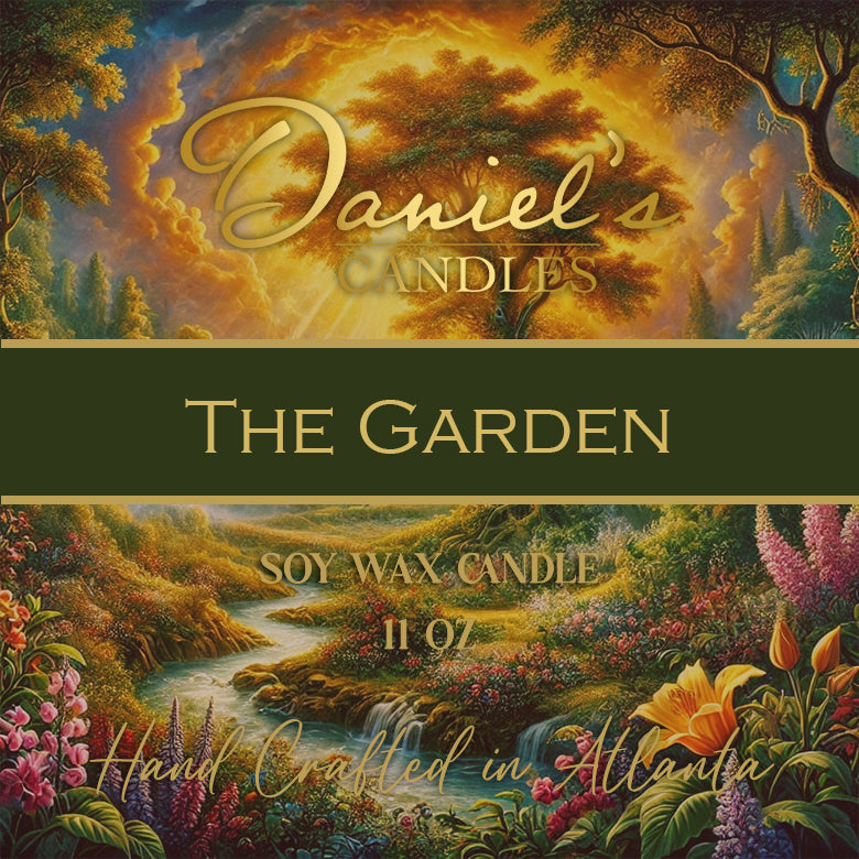 Daniel's Candles The Garden label